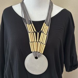Asha grey necklace